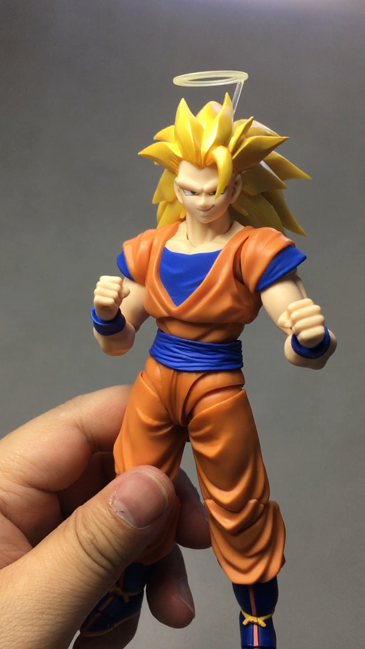 掰玩具 shf龙珠 超级赛亚人3 孙悟空2.