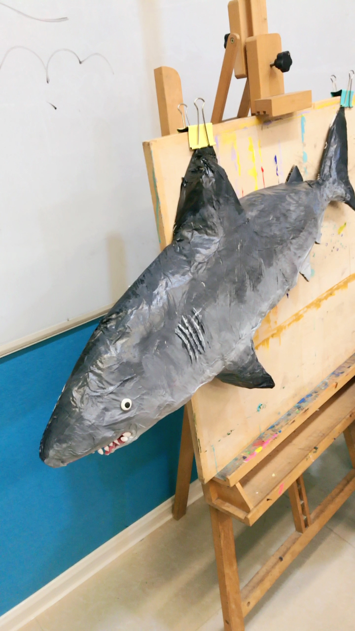 今日手工课—鲨鱼00