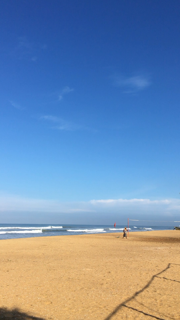 印度洋的海边,发这里能97吗?