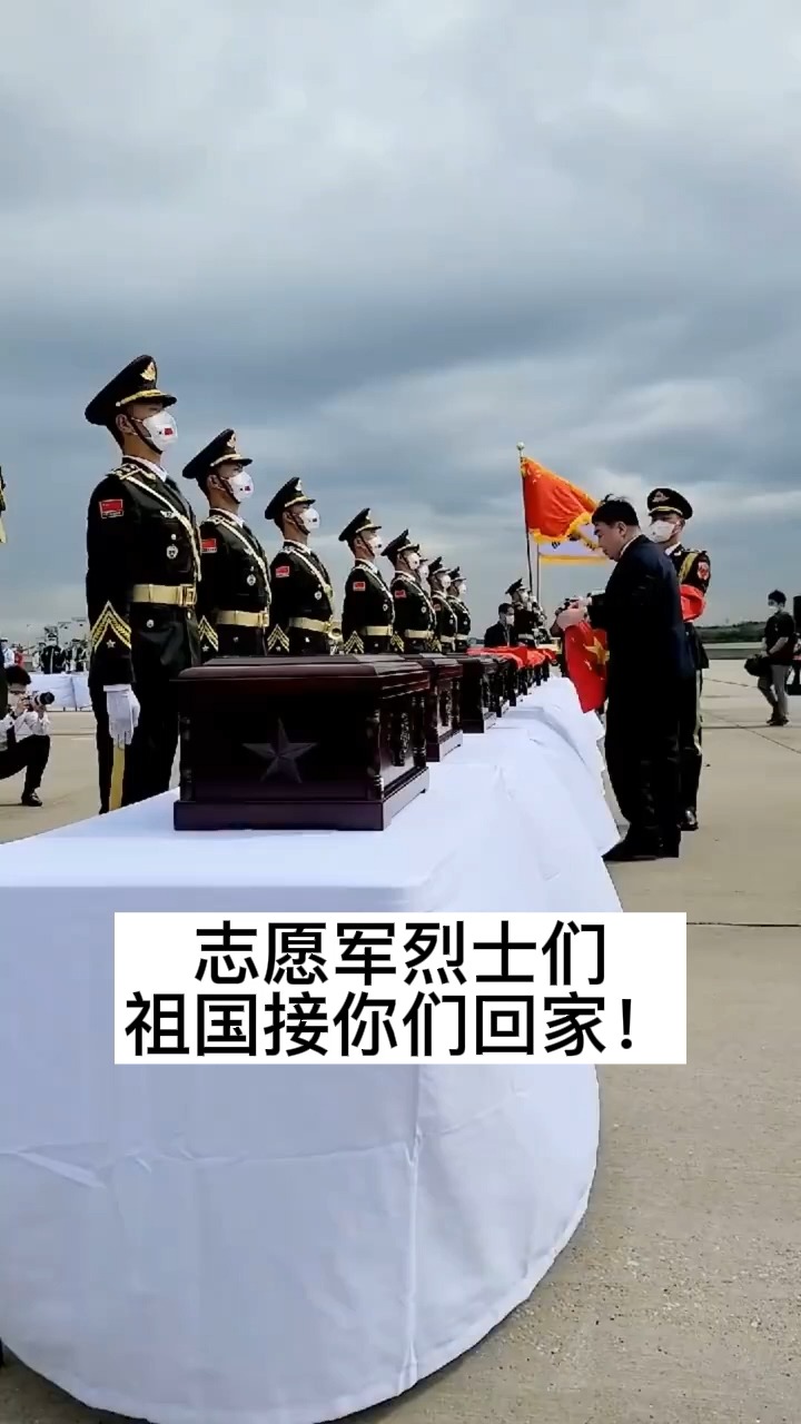 接第八批志愿军烈士回家!祖国不会忘记,我们不会忘记!