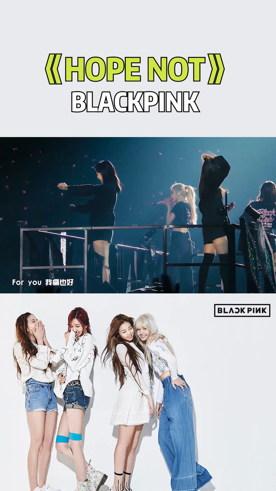 blackpink演唱会现场边唱《hope not》边发礼物,各位女神真是太美了!