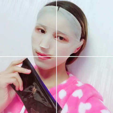 今天颜面膜祛斑祛痘面贴与我相伴