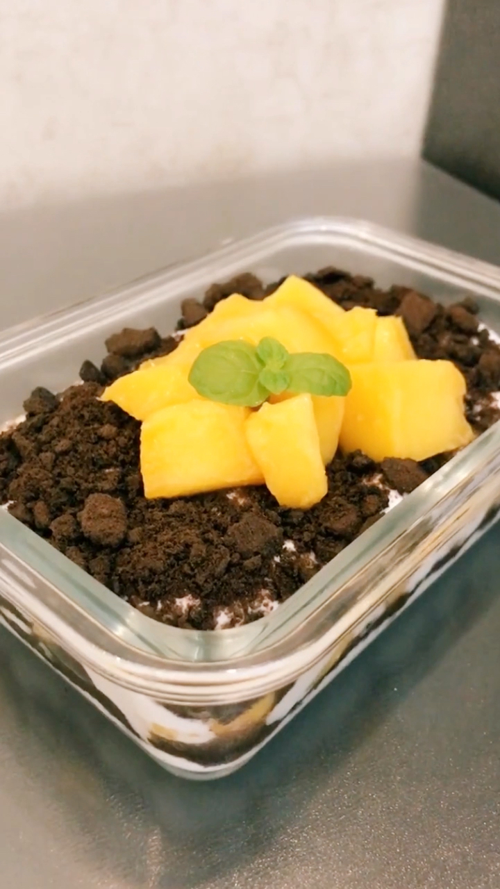 奥利奥芒果千层盒子做法,你喜欢吃吗?