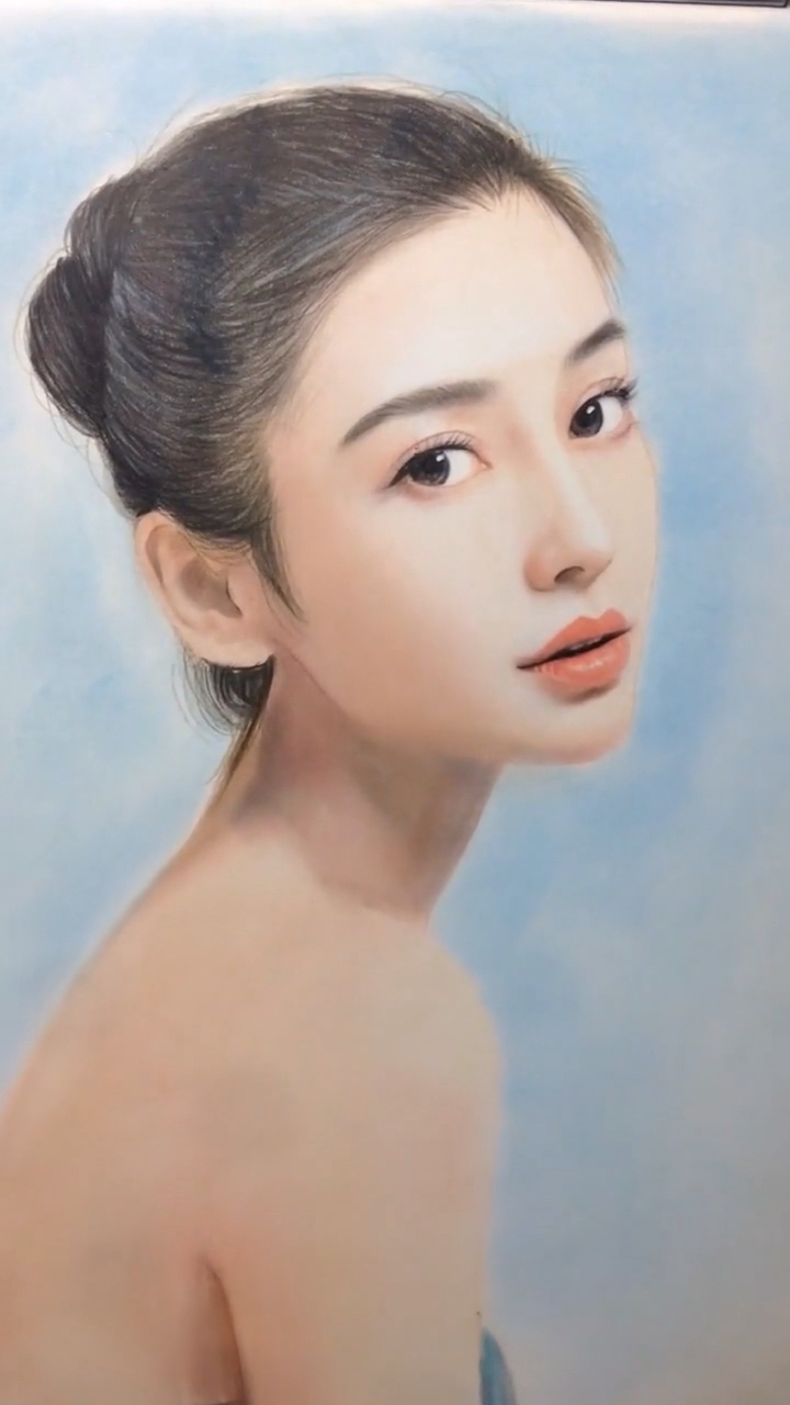 手绘angelababy杨颖