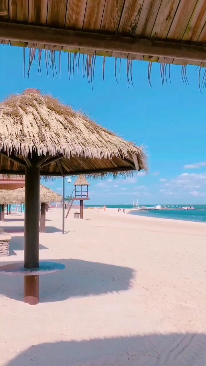 国内版的马尔代夫,江苏南通启东恒大沙滩9191