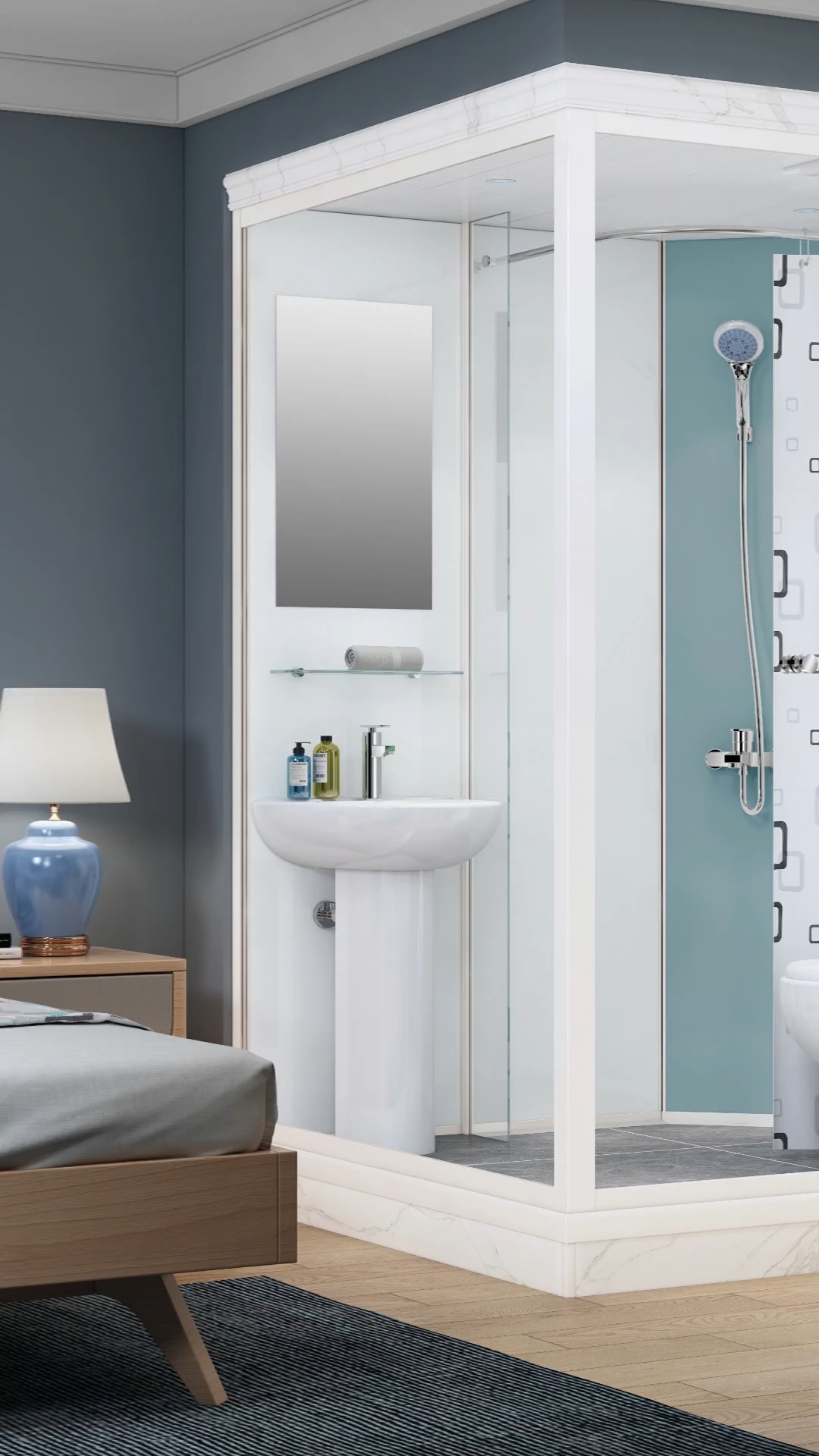 蓝梦卫浴 | 简美663效果展示