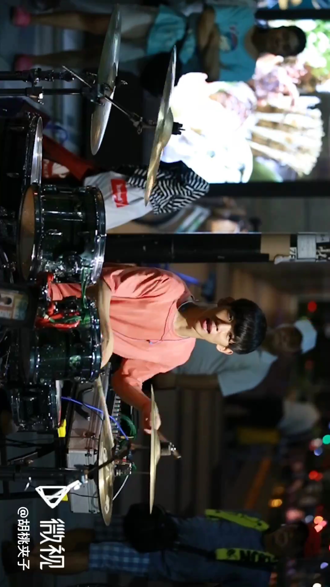 台湾街头艺人李科颖爵士鼓演奏