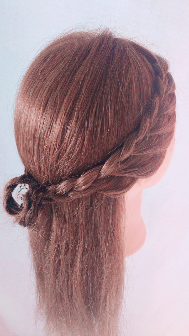 秋季半披发,端庄优雅大方!