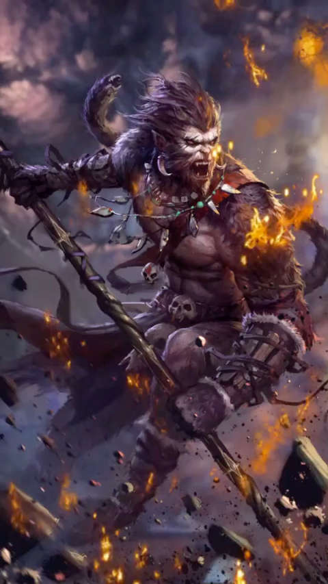 老五猕猴王称通风大圣 神出鬼没 变化多端 机敏过人 耳聪目明 跟六耳