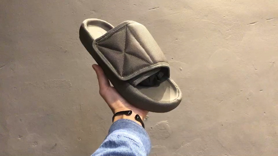 kanye yeezy season6  潮流拖3魔术贴拖鞋