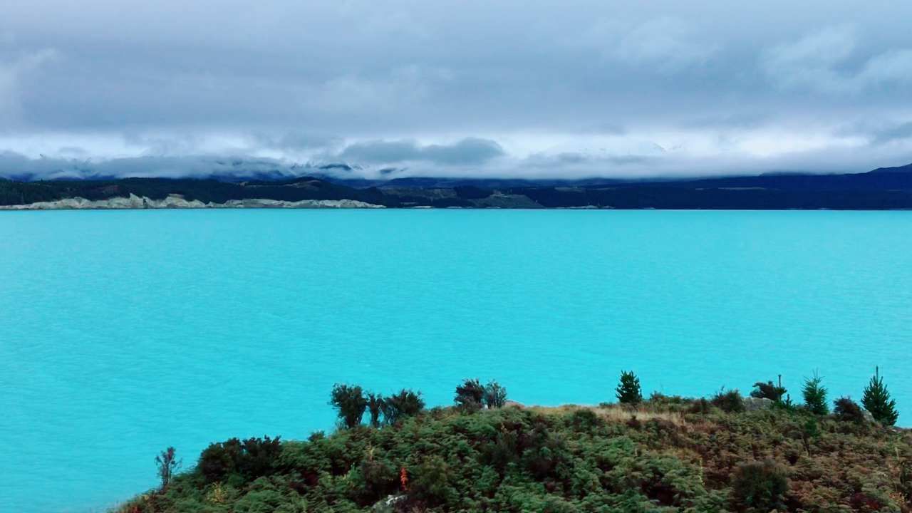 森林的雪景小木屋 蒂芙尼蓝色的湖水,新西兰的美很难用镜头诉说