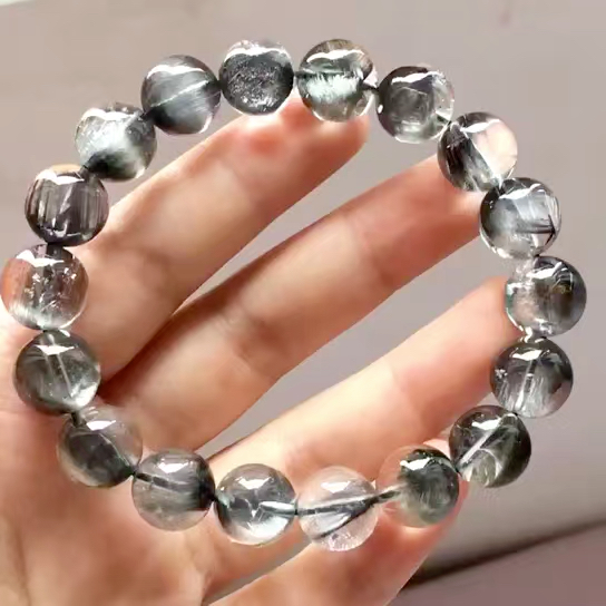 银钛晶手链11mm收藏级别