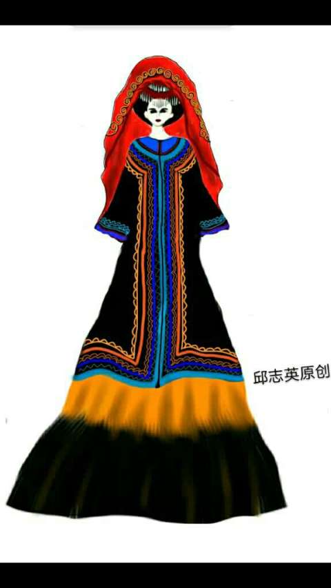 彝族服饰设计,喜欢的留下小心心