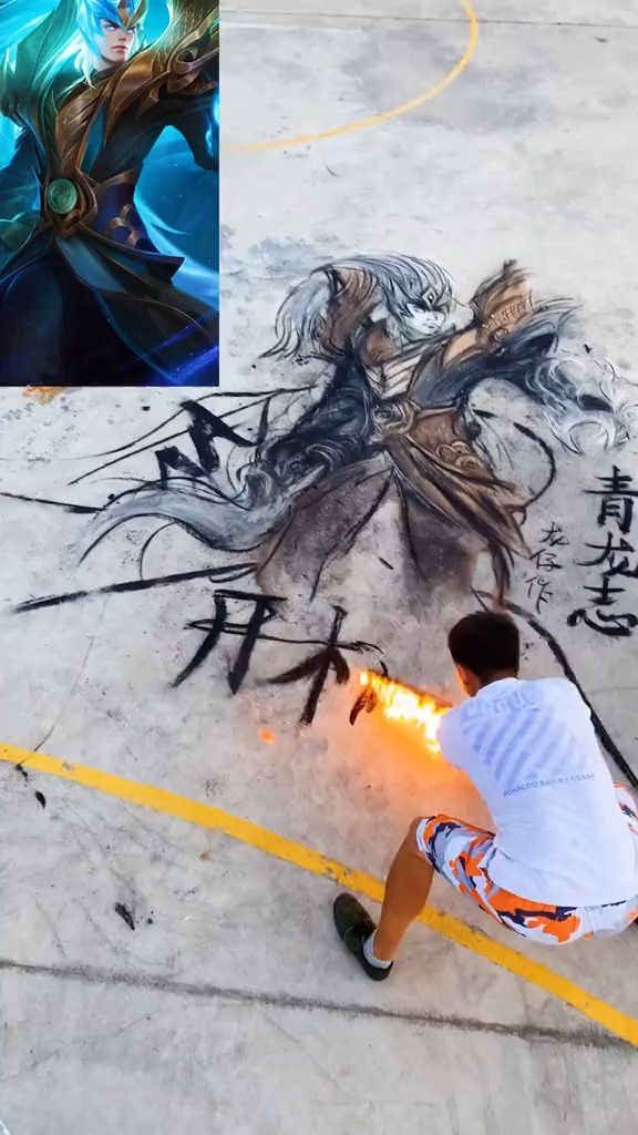 龙仔绘画:列阵在东,青龙听令