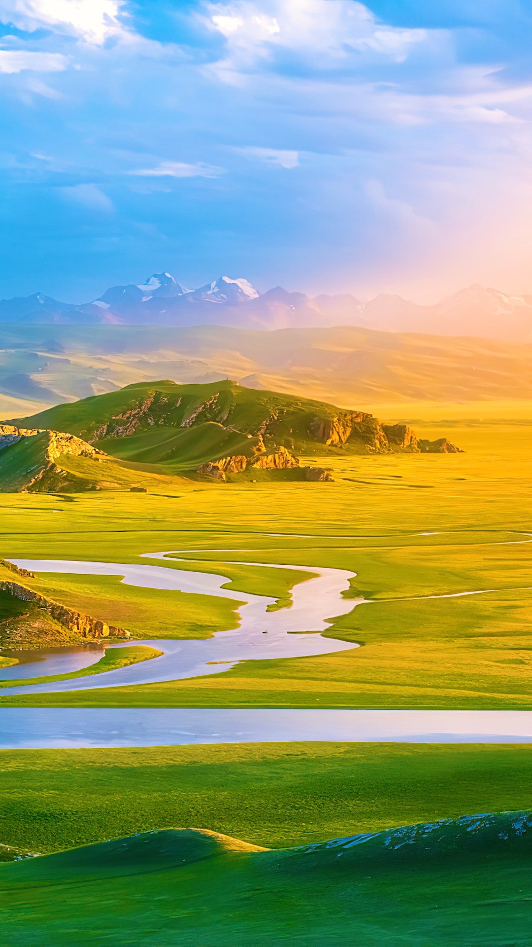 什么样的景色才是撞人心弦的呢,是这样绿绿的草原吗#风景 #新疆 #旅行