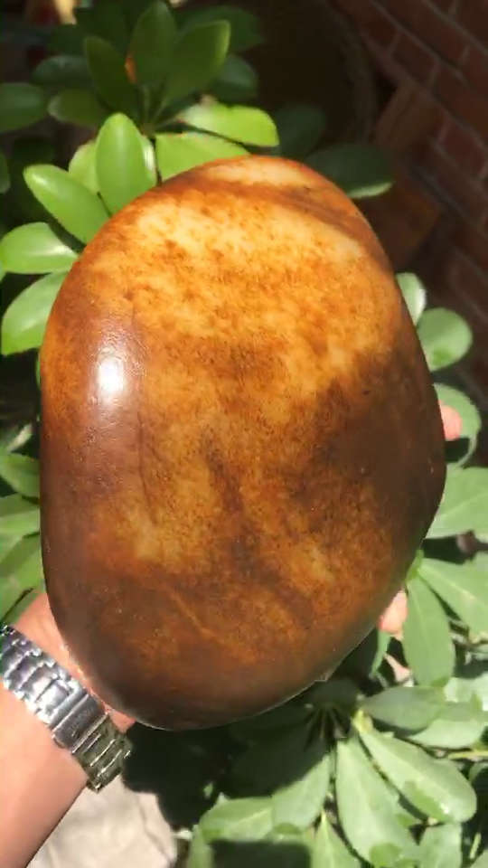 超过10000克的新疆和田玉籽料沙金皮原石. @经纪人小微