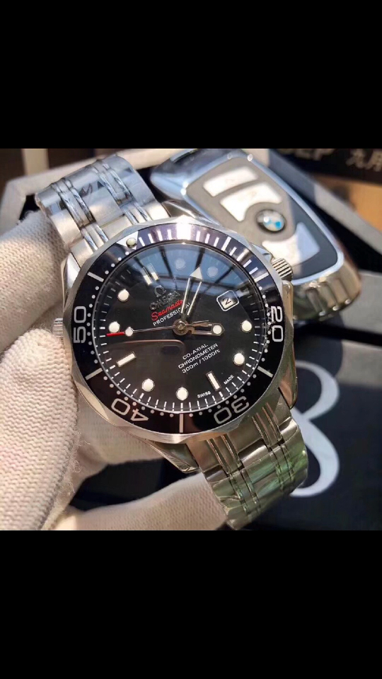 欧米茄-omega 海马007系列 男士时尚腕表316精钢(做工优质)316精钢