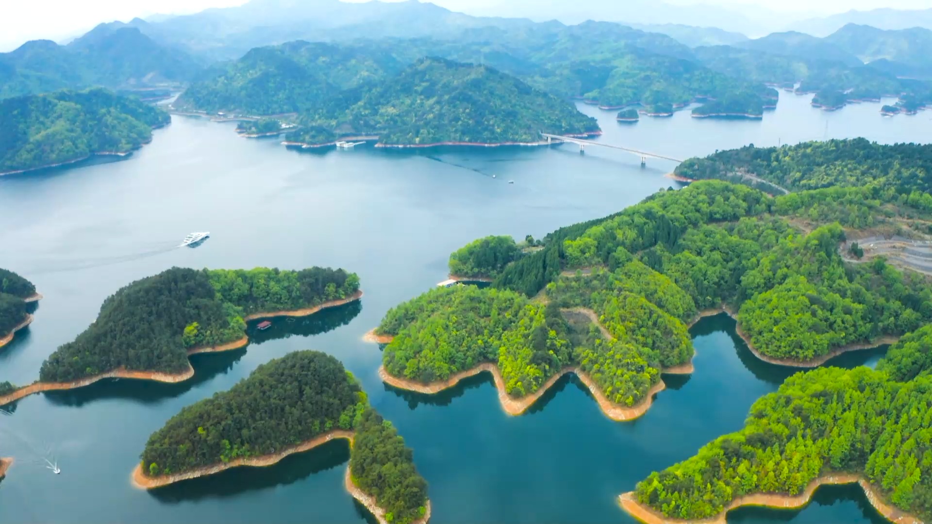 浙江省杭州市千岛湖风景#姚青春 #千岛湖 #自然风光 #山水风景