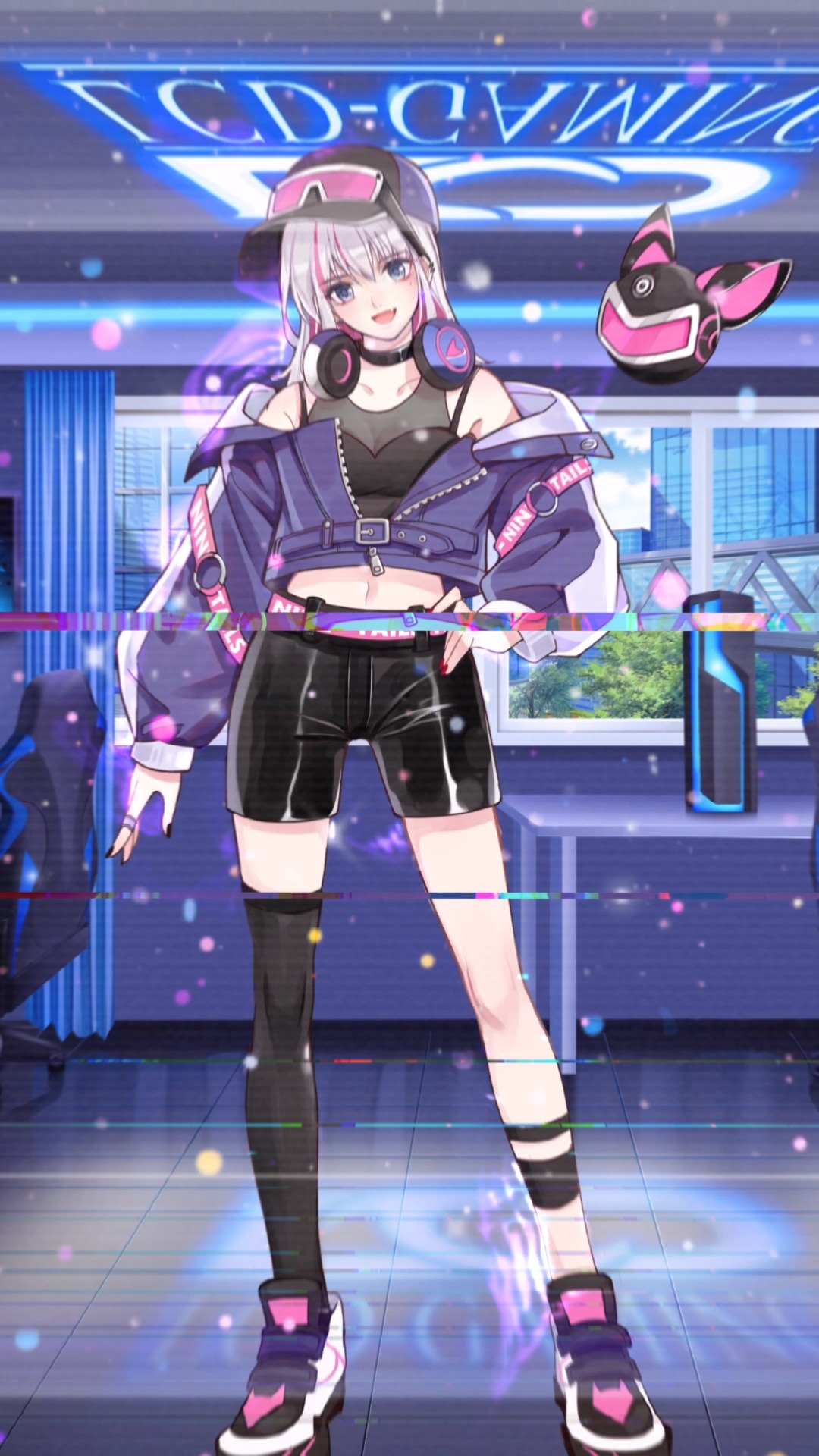 这么炫酷的电竞少女画法赶紧收藏起来吧!#闪艺#二次元#板绘#原画