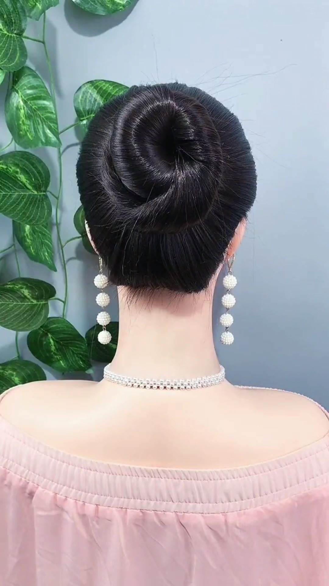 妈妈版的丸子头扎法,你学会了吗?#发型