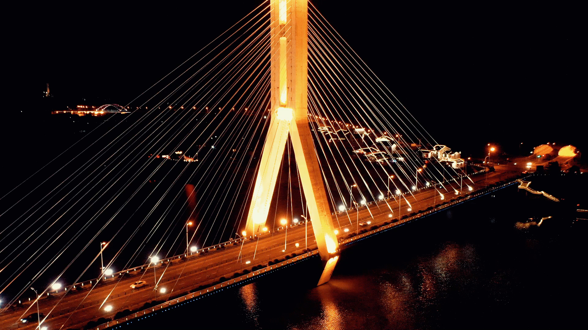 丽水紫金大桥夜景图片图片