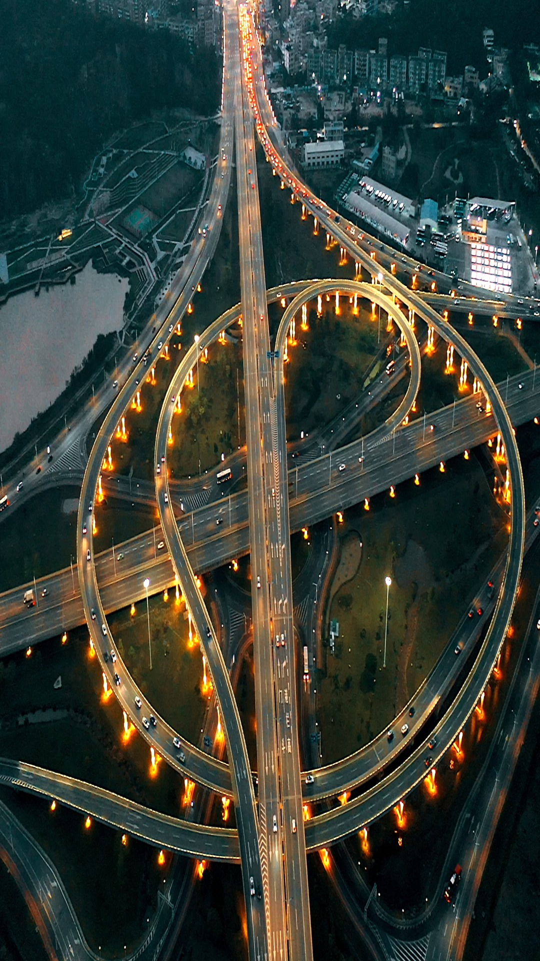 珠海规模最大的立交,金湾立交桥