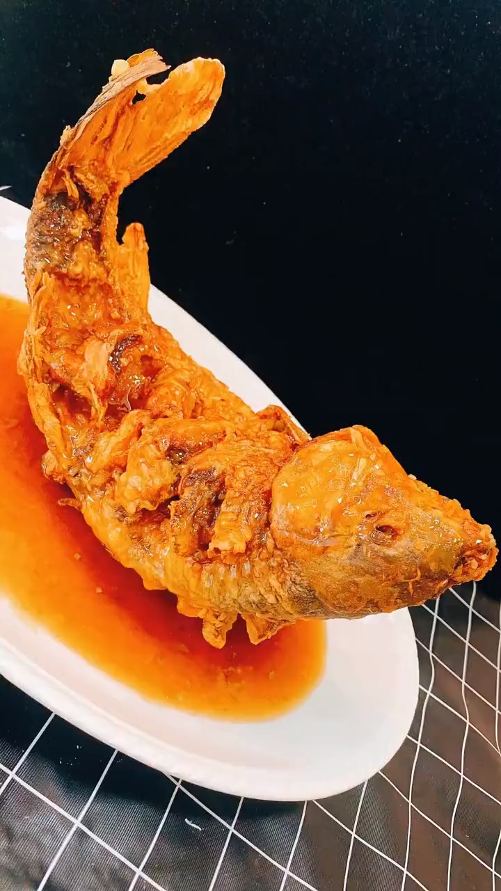 过年一定要试试这道糖醋鲤鱼,好看好吃好寓意!#美食分享