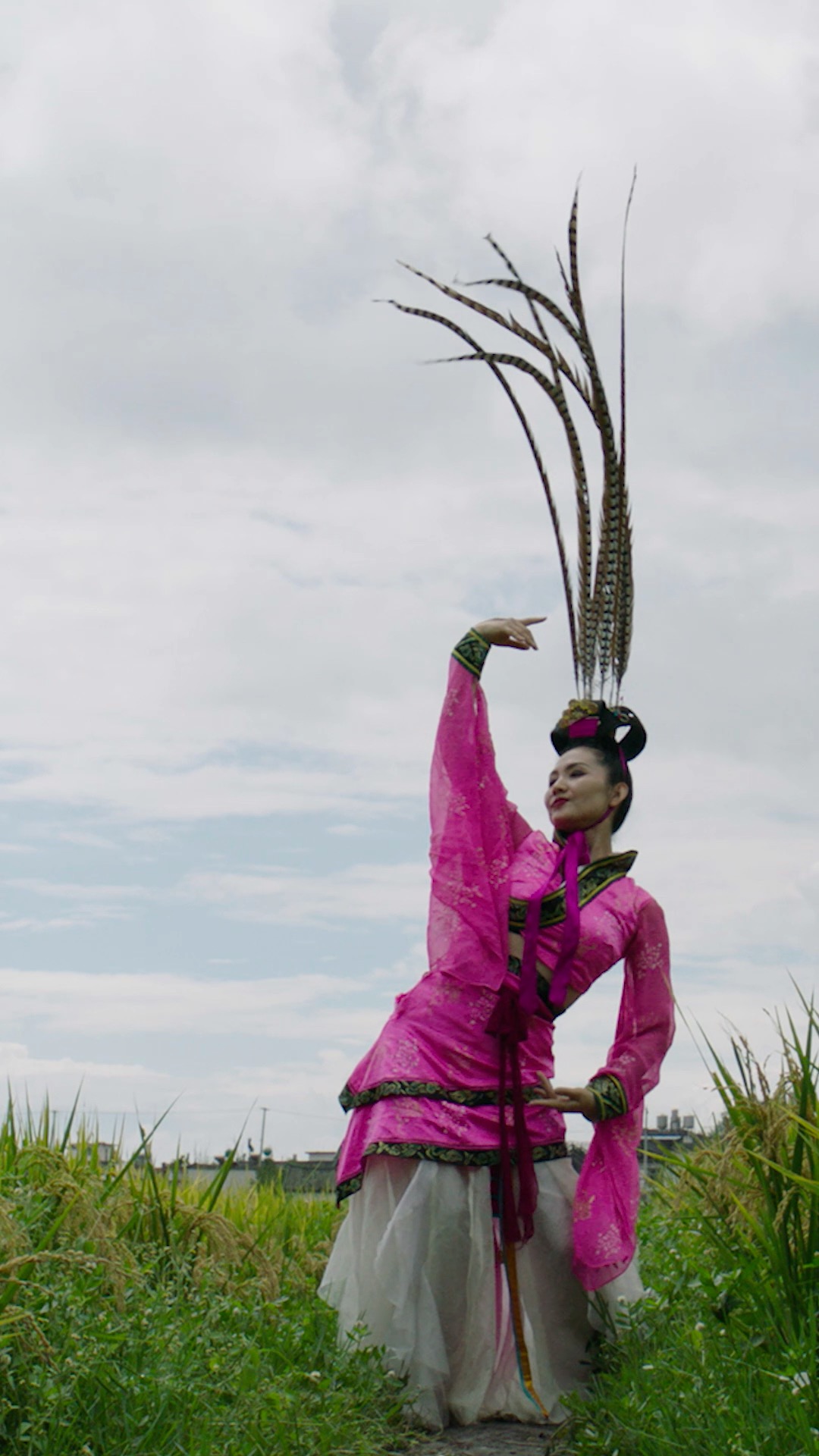 大理舞蹈季# 麦田惊现楚国在逃美女?#舞蹈