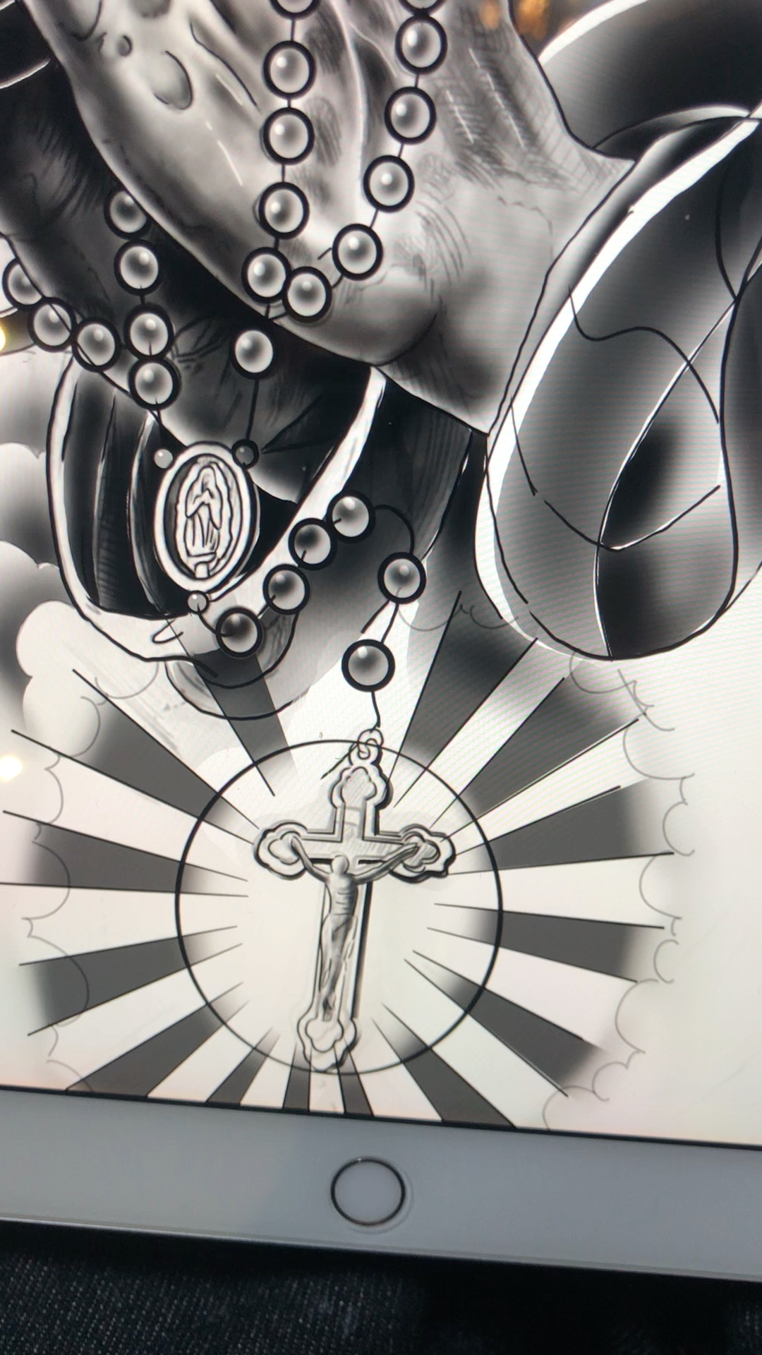 祈祷手手稿出炉——愿主以上帝的名义佑我的家人幸福安康