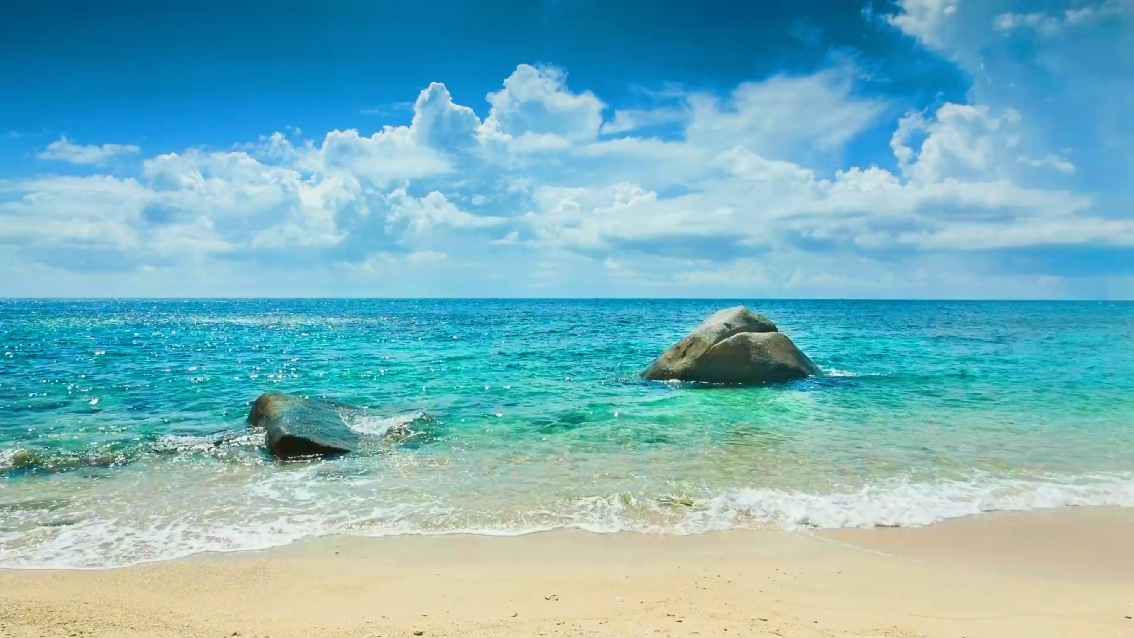 蓝色大海视频素材