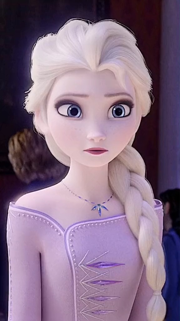 艾莎抿嘴咧嘴笑合集来一波#动漫