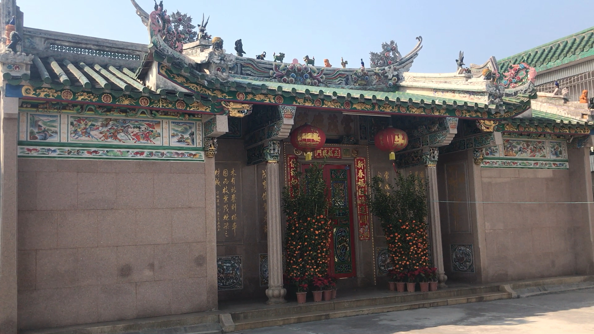 潮汕传统民居建筑"四点金,"厝