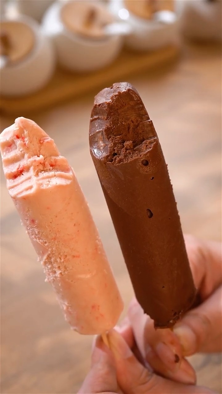 巧克力冰棒的新吃法 ,不信你不爱!#美食