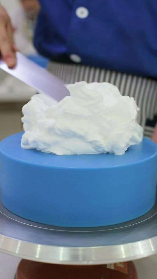 教你15秒把一坨奶油变成一片奶油90