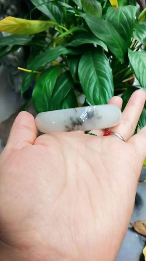 佘太玉水草手镯 天然保真