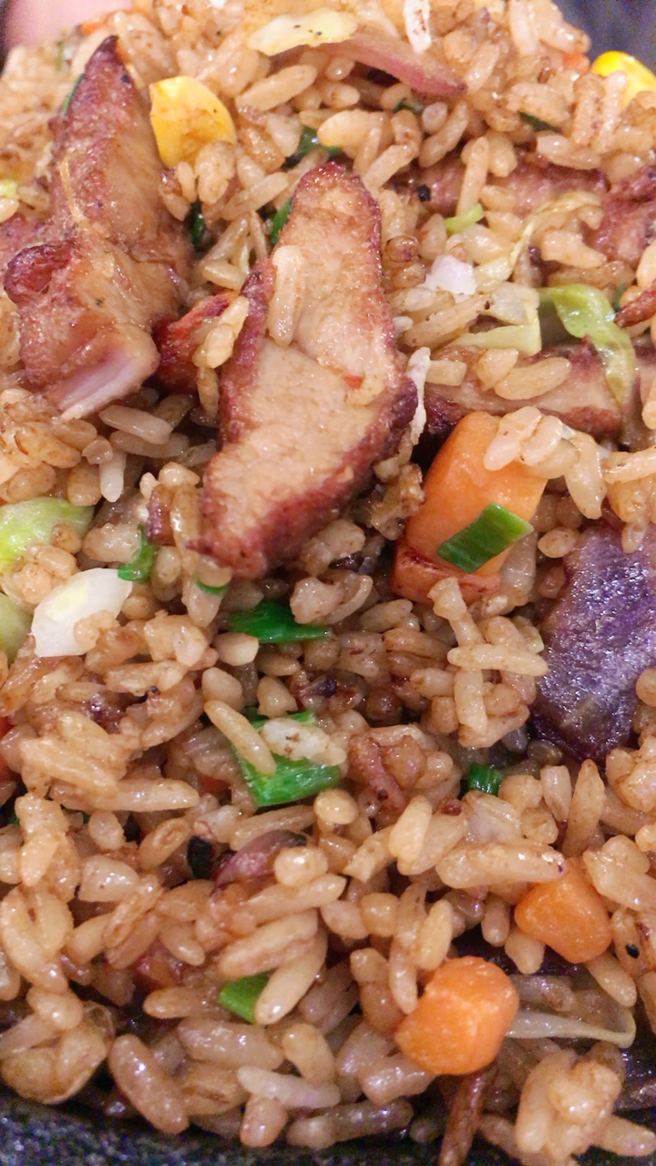 今晚看着吃 铁板猪排饭