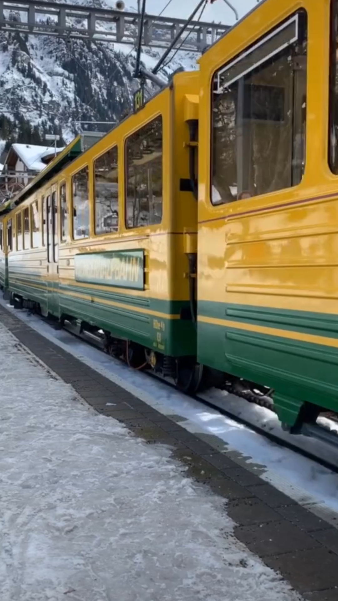 瑞士1899年的齿轮登山小火车!