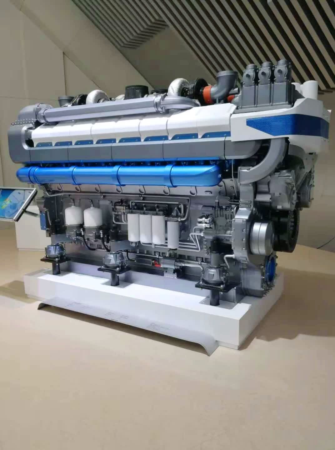 潍柴博杜安3000千瓦高速机,大国重汽!