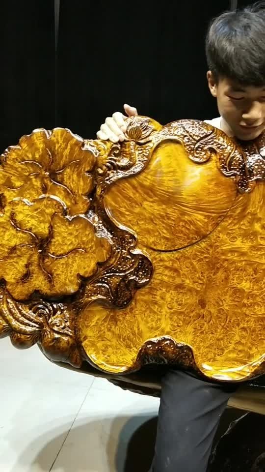 缅甸国宝黄金樟,榴花爆满极品,高端大气