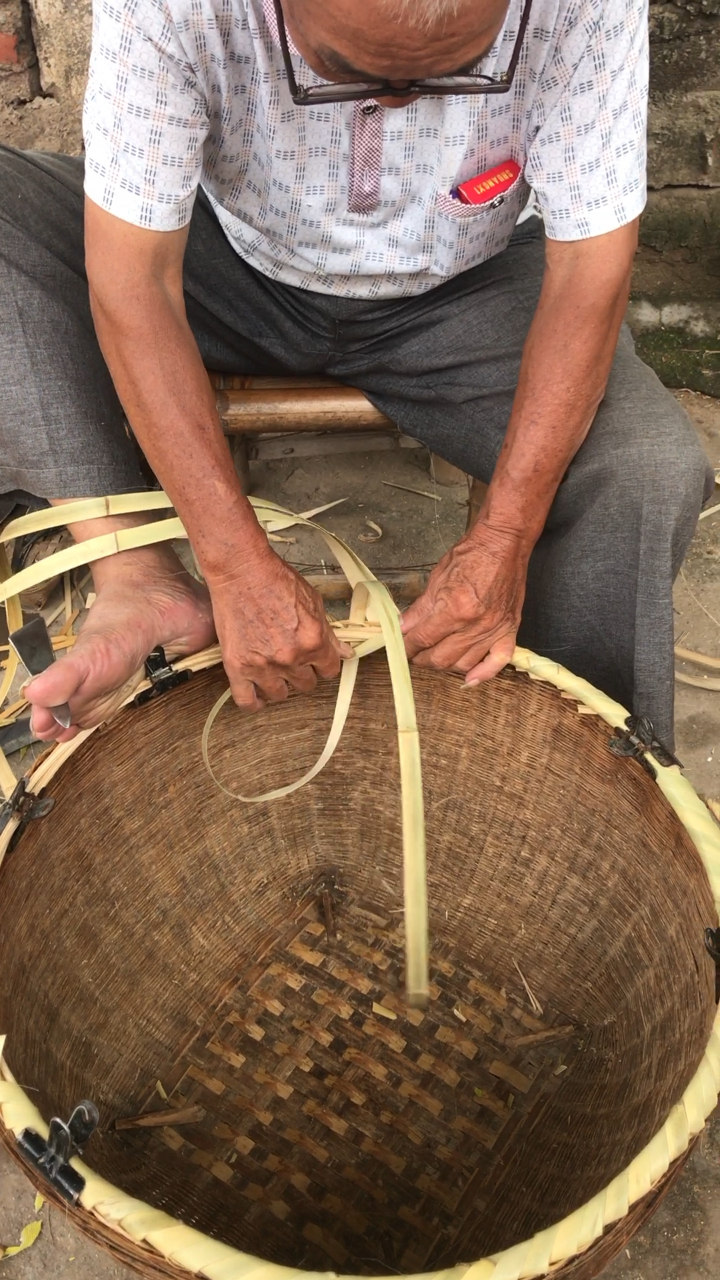 客家传统手艺活～补箩,为客家人点赞!