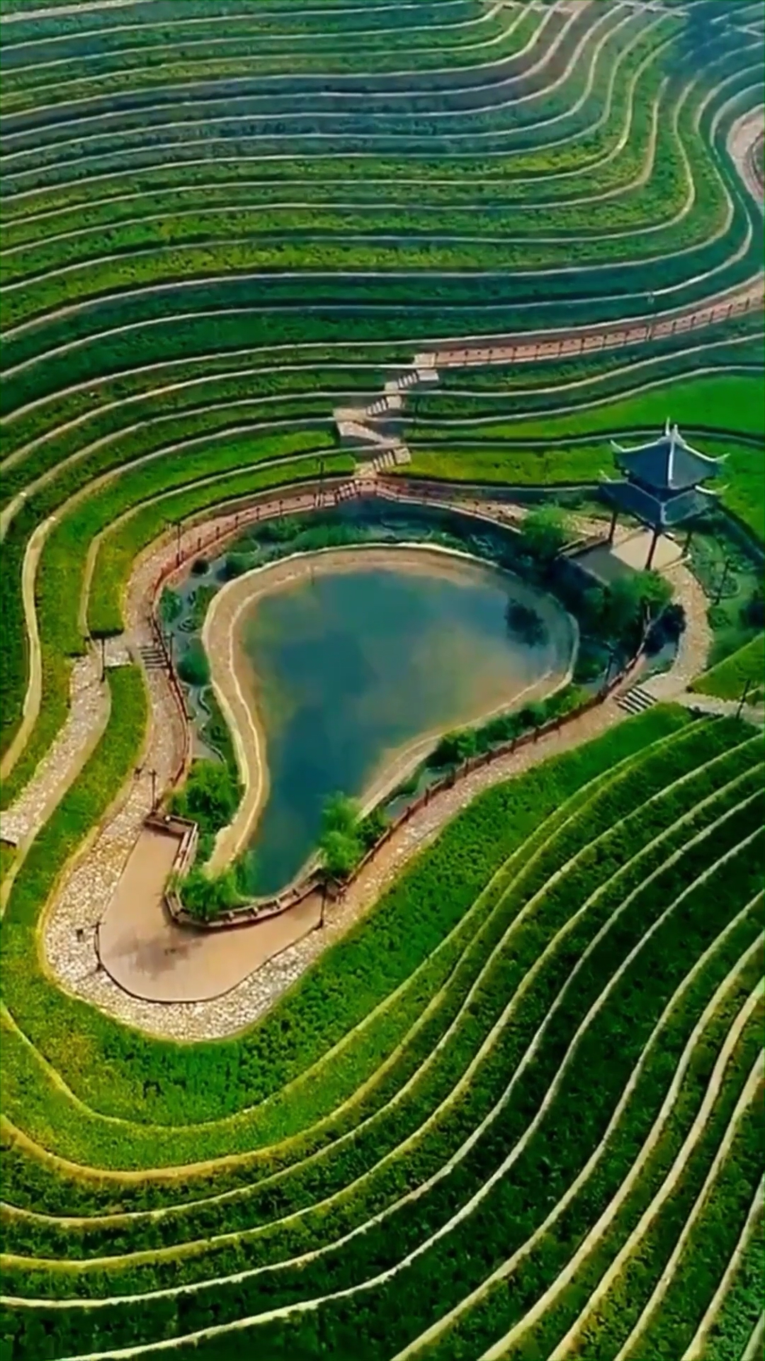 贵州奢香古镇古彝梯田,风景如画,美不胜收