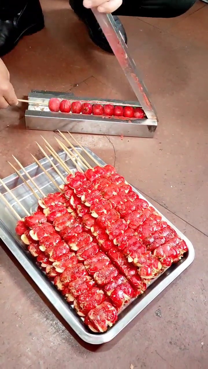 山楂饼的舞台,竟然被它挤兑!#冰糖葫芦