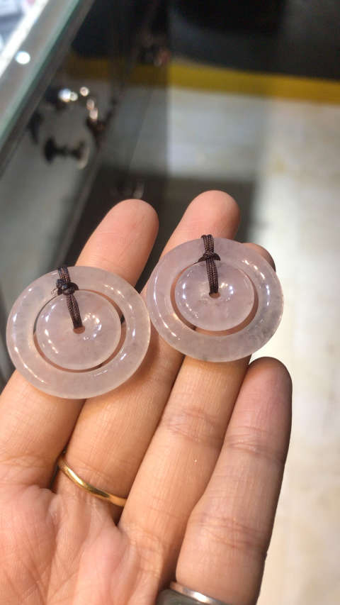 冰种子母扣,完美起光