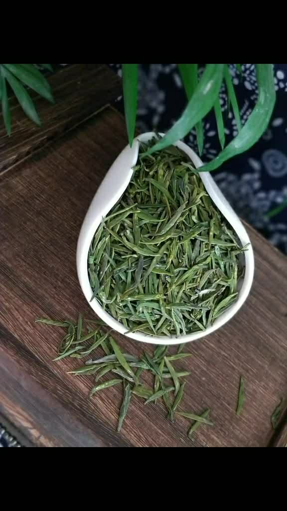 黎平明前雀舌(茶干扁平,微带浅紫,香气扑鼻;茶汤明亮,甘甜,芽叶优美