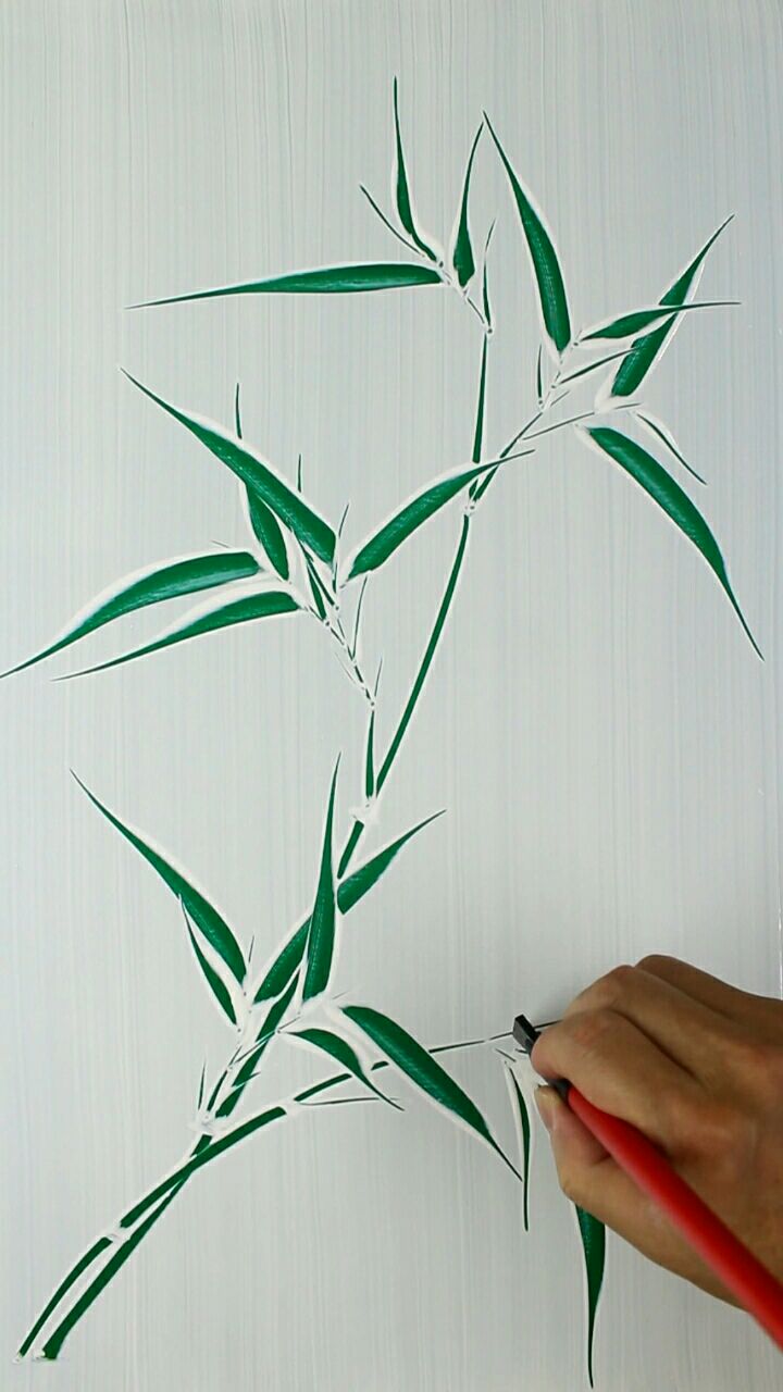 室内墙面绘画艺术,漆画,涂料画,操作简单