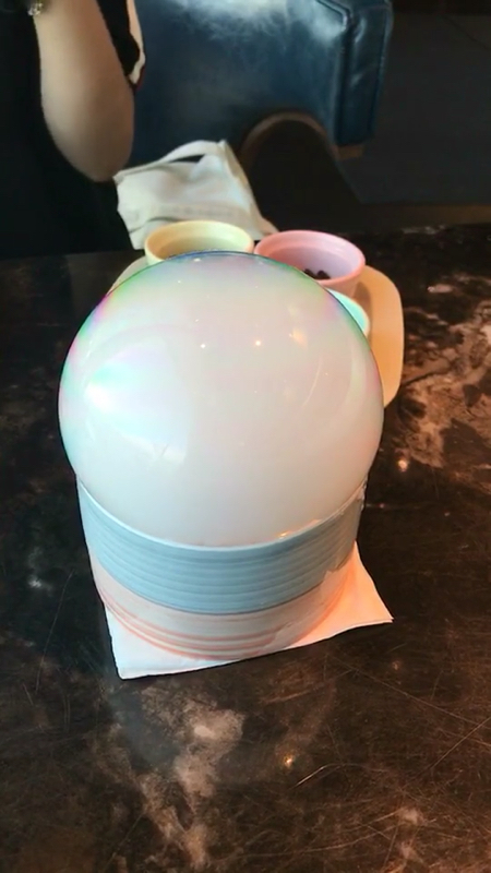 慢慢膨胀的网红梦幻气球!舍不得下口啊