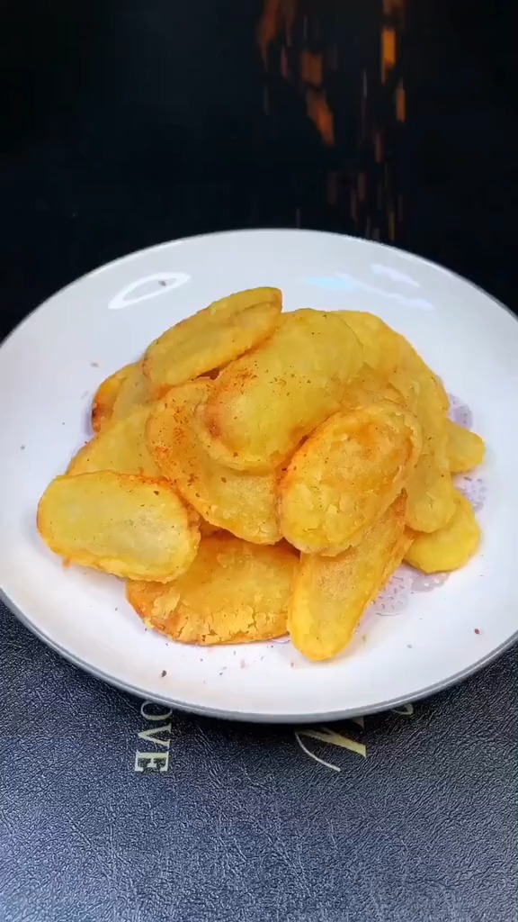 气泡土豆片做法美食每天更新