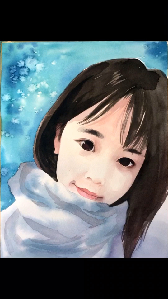 画人像的日常,虽然画的不是明星是普通人,也要给我点赞哇!