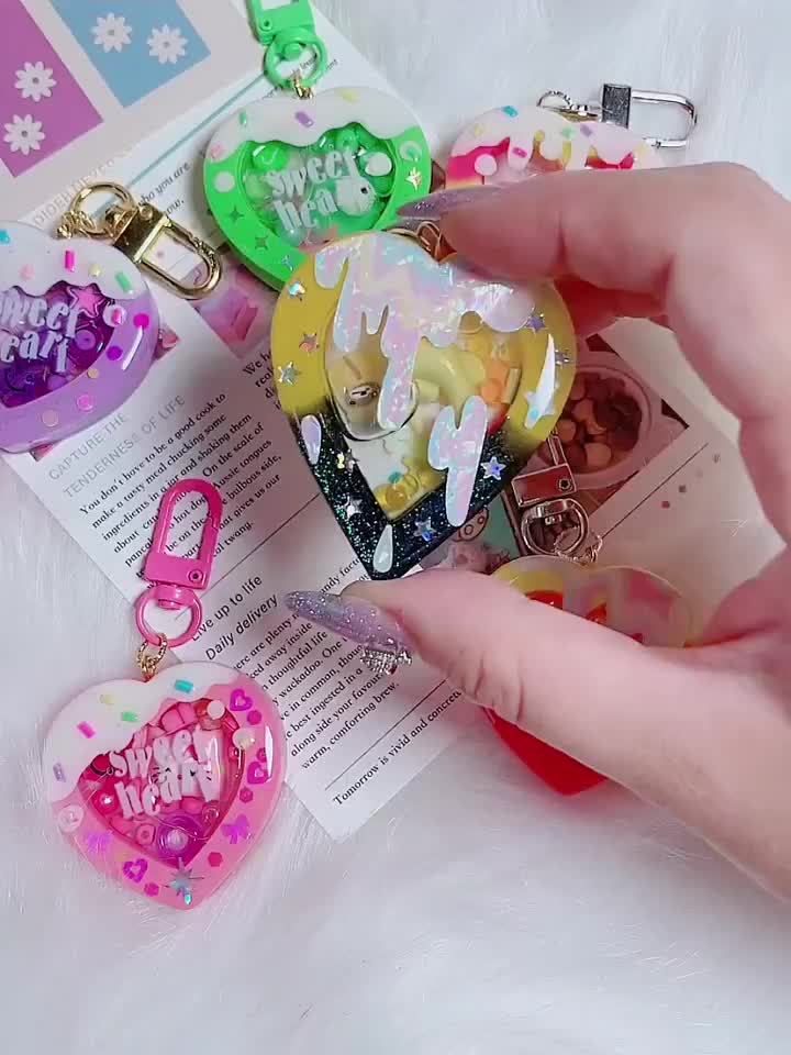 冰激凌爱心流沙摇摇乐