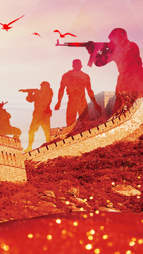 风在吼,马在叫,黄河在咆哮,保卫黄河,保卫华北,保卫全中国.